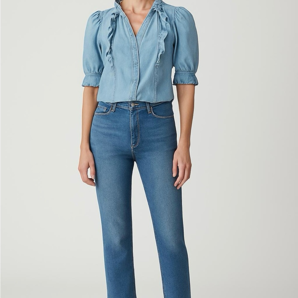 Zara Denim Blouse